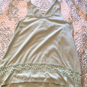 Light blue/green tank